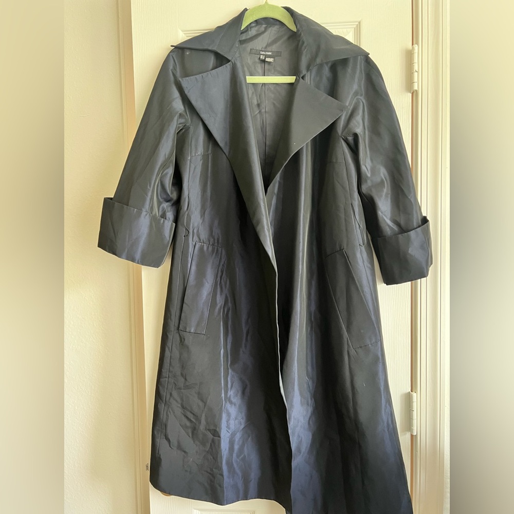 Zara navy evening coat